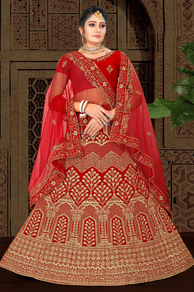 Maharani B Velvet Lehenga Choli 01