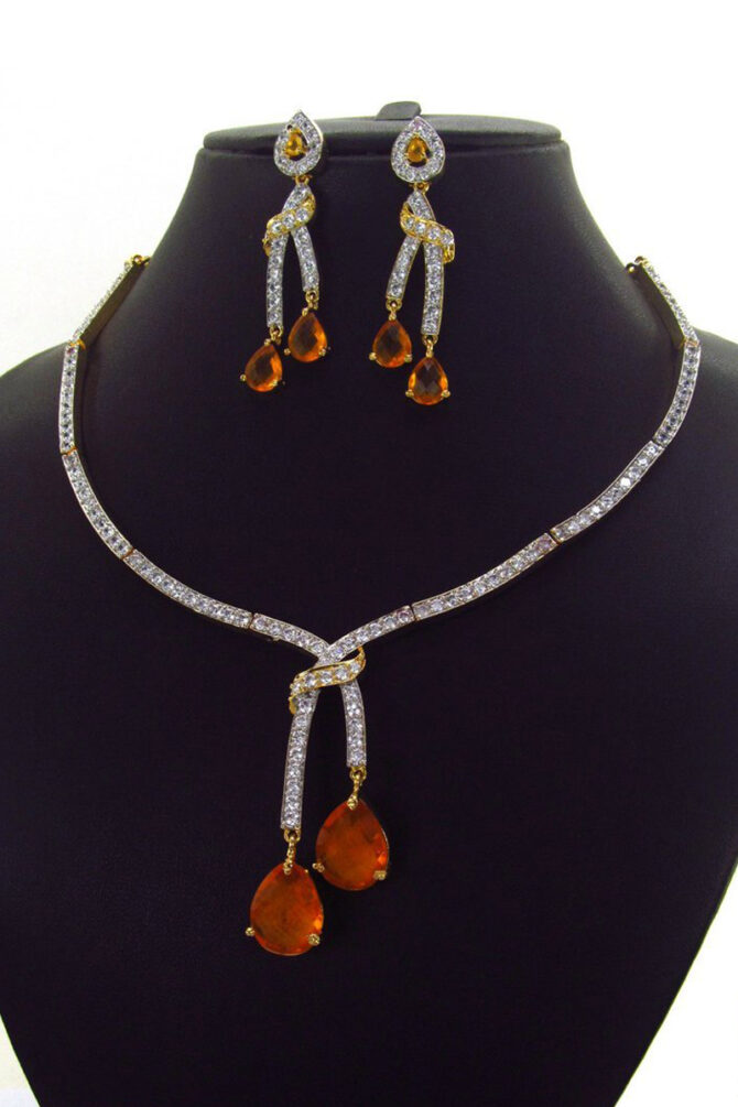 CZ Necklace Set