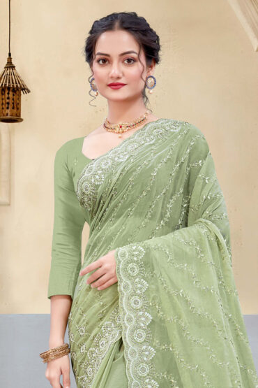 Designer Chiffon Saree