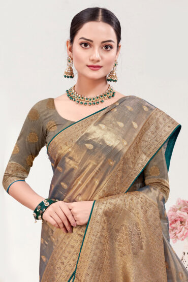 Designer Katan Silk Saree 600249 02