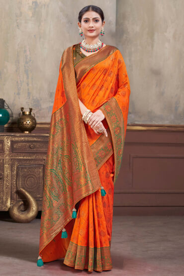 Designer Katan Silk Saree 600287 01