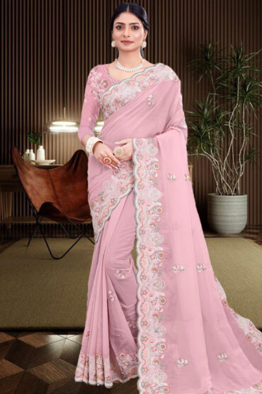 Designer Muslin Silk Saree