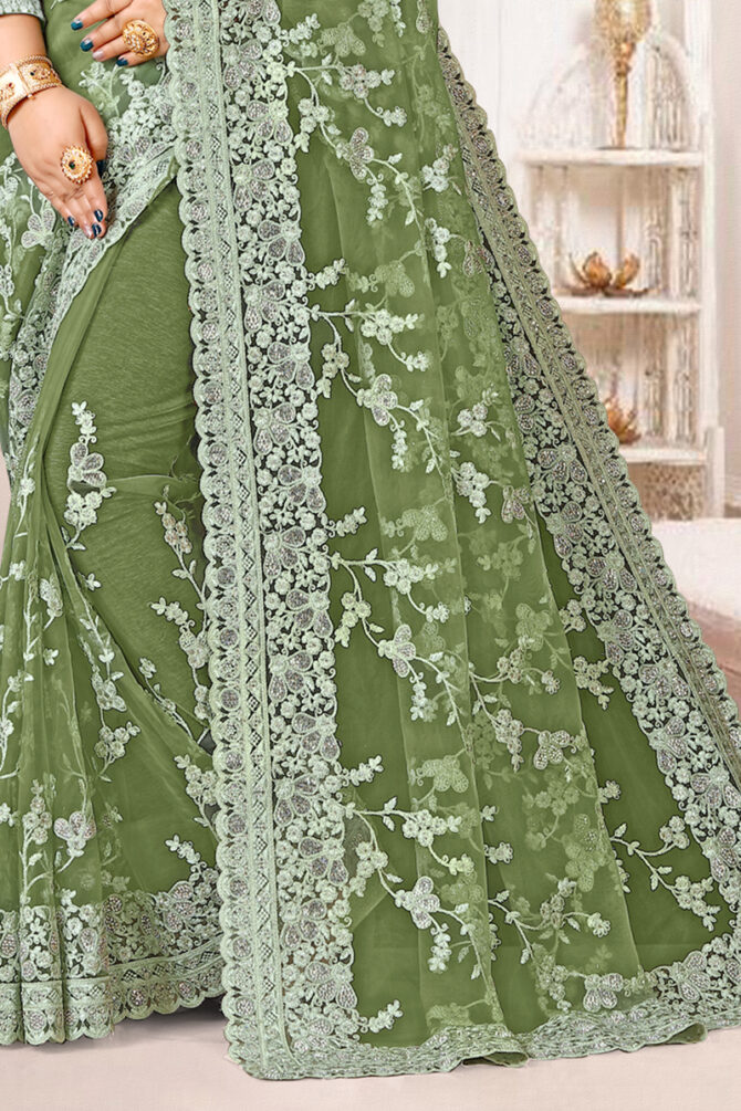 Designer Net Saree