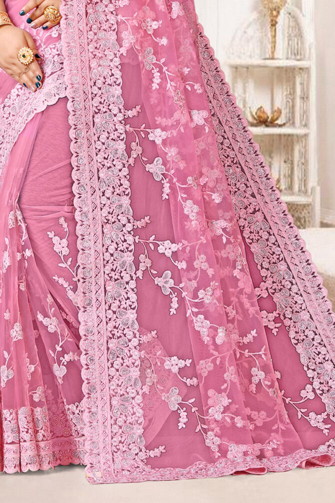 Designer Net Saree