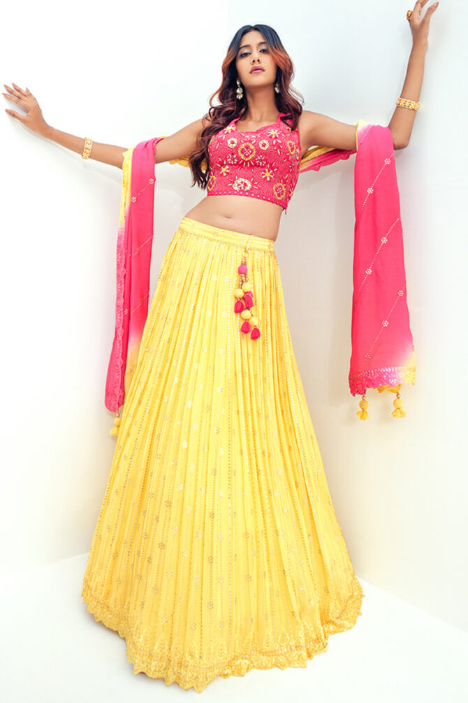 Embroidery Viscose Lehenga Choli 201351 01