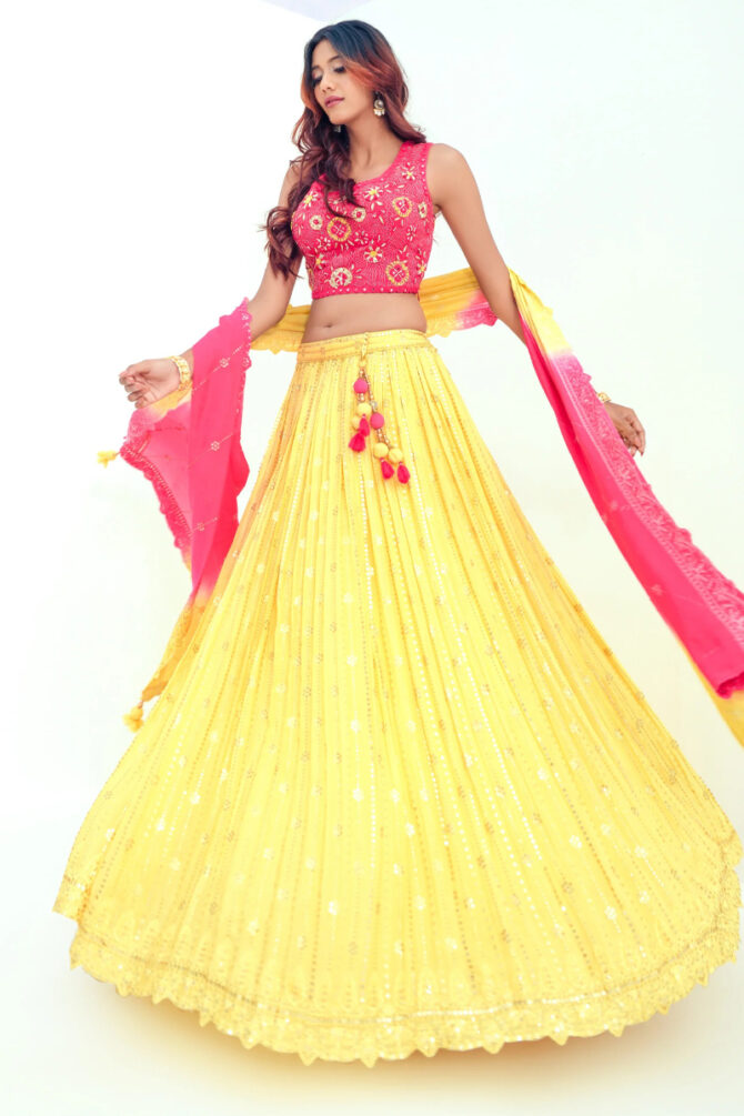 Embroidery Viscose Lehenga Choli 201351 03