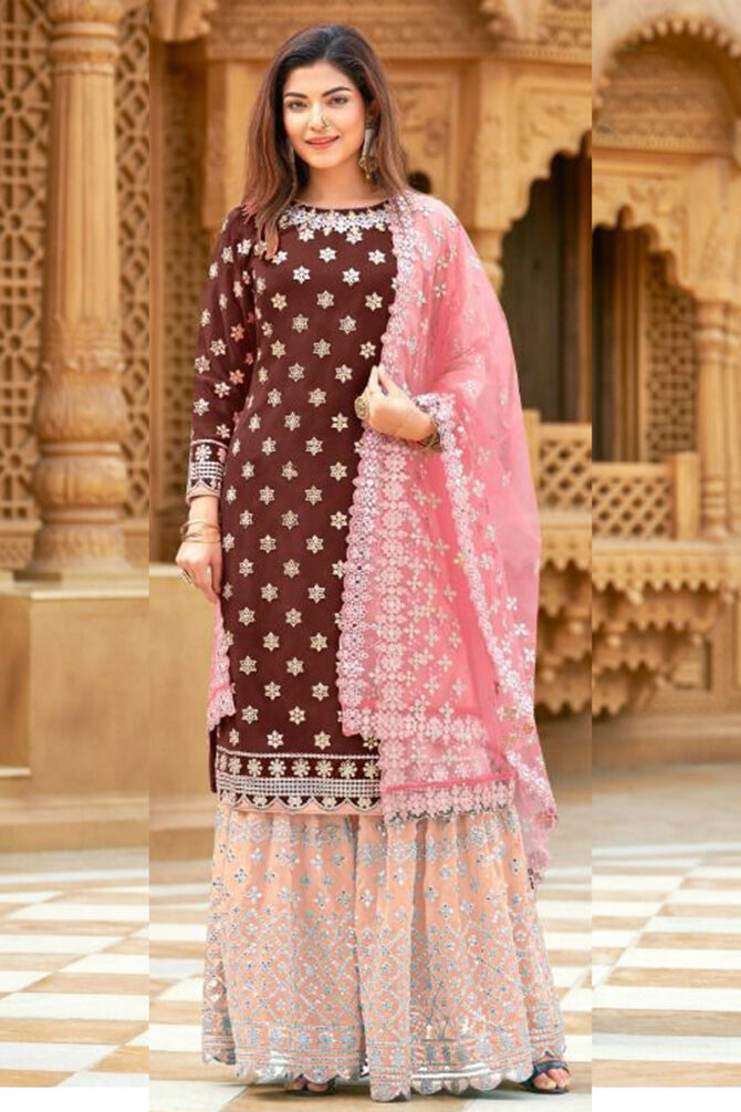 Fashion Georgette Gharara Suit