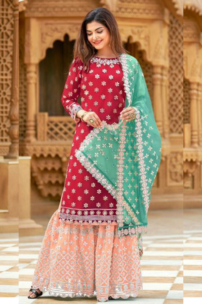 Fashion Georgette Gharara Suit