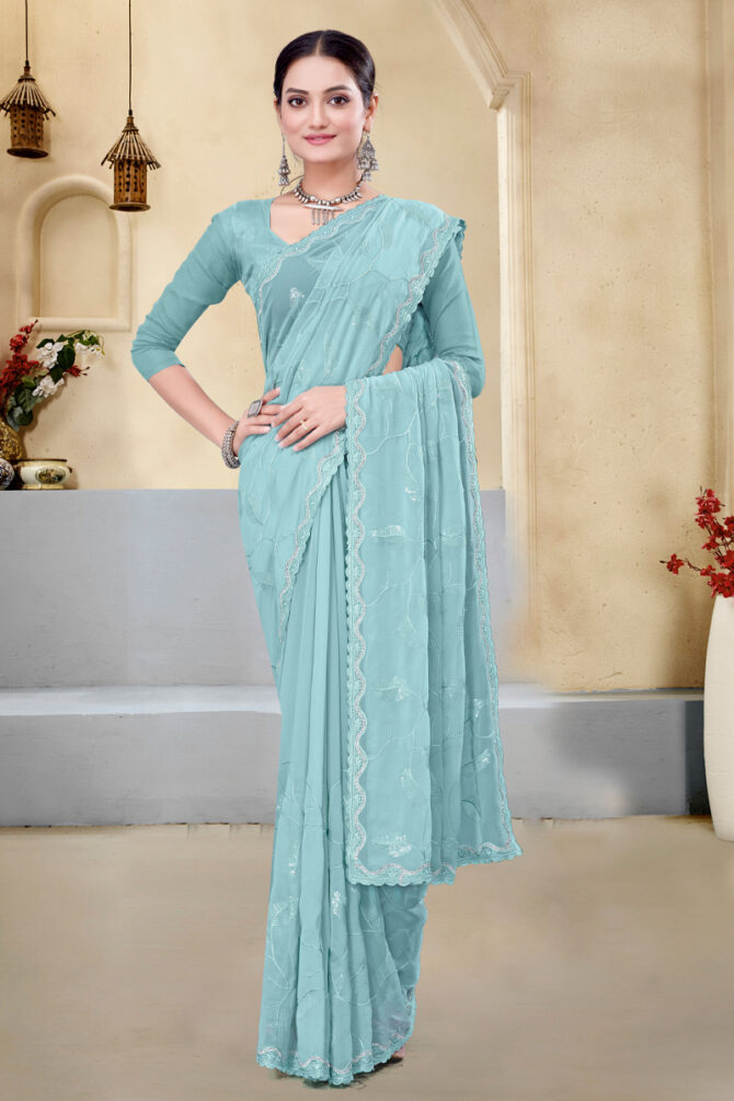 Georgette Designer Saree