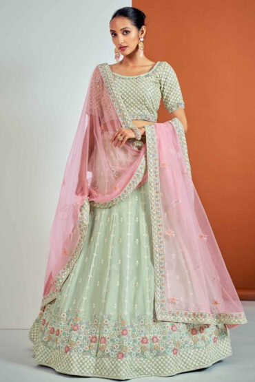 Georgette Lehenga Choli 201033 01