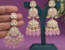 Kundan Earrings With Tikka