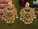 Rajwadi Matte Gold Earrings