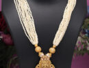 Rajwadi Temple Necklace Set