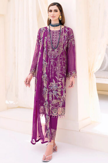 Ramsha Chiffon Salwar Suit