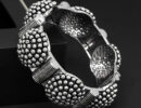 Silver Color Oxidised Bracelet 2160