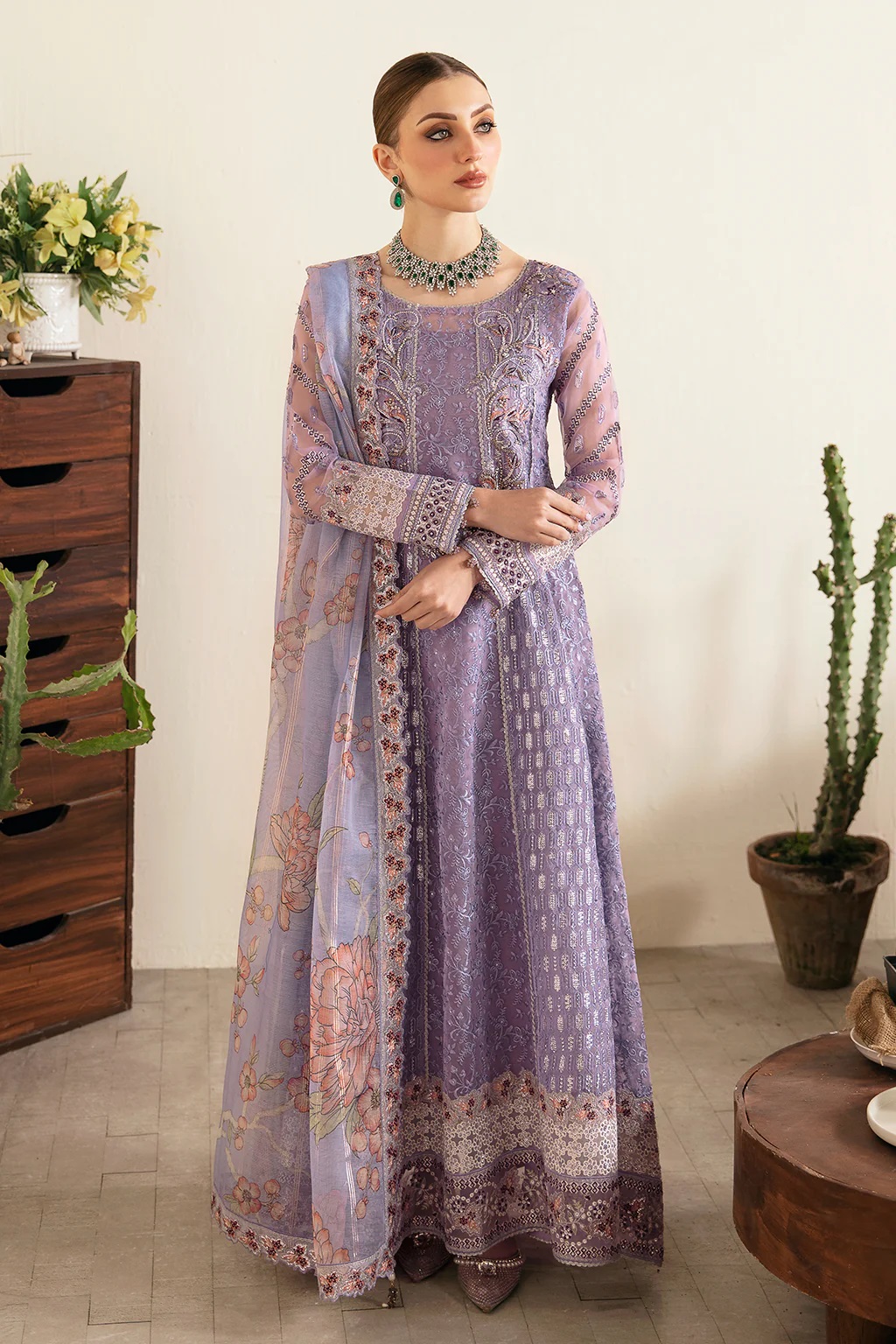 Ramsha Luxury Salwar Suit in Purple