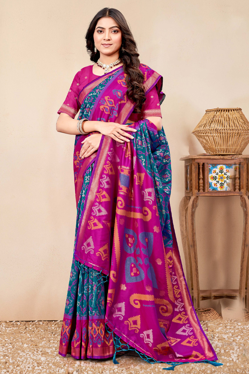 Handlooms Silk Saree In Blue