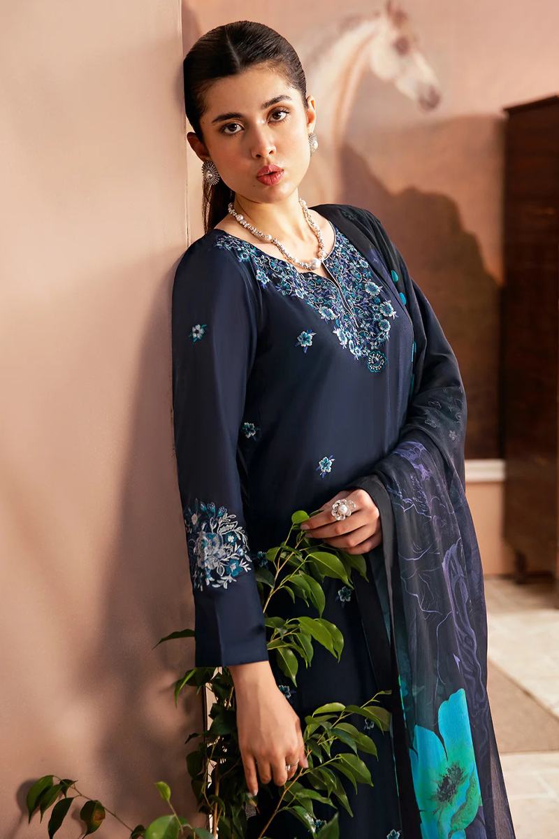 Ramsha Essentials Lawn Salwar Suit in Blue