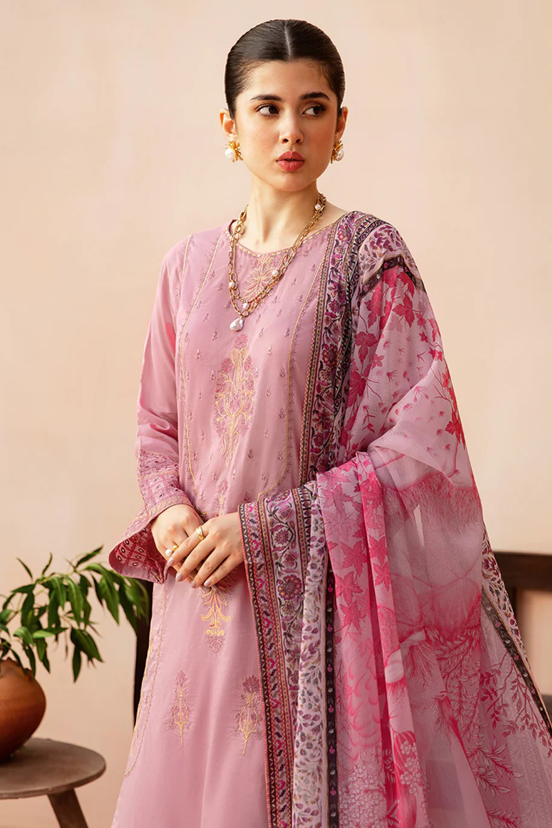 Ramsha Essentials Lawn Salwar Suit in Pink