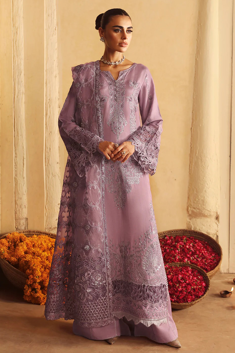 Ramsha Pemium Raw Silk in Purple