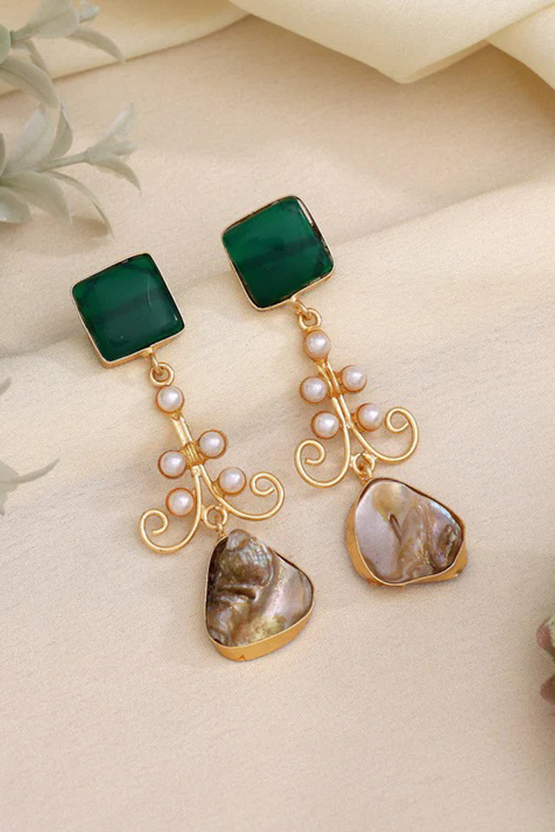 Amrapali Earrings In Green