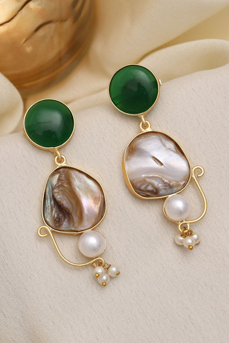 Amrapali Earrings In Green