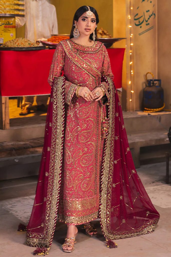 Asim Jofa Chiffon Salwar Suit in Pink 201875 01