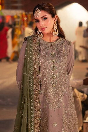 Asim Jofa Twested Silk Salwar Suit in Beige 201878 02
