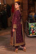 Asim Jofa Twested Silk Salwar Suit in Purple 201871 03