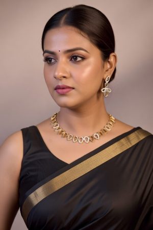 Classic AD Necklaces Set In White 1313 01