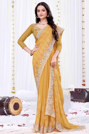 Designer Chiffon Saree 600143 01