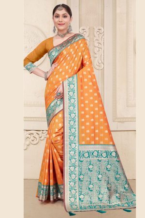 Designer Katan Silk Saree 600273 01