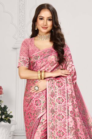 Designer Silk Saree Stone Work In Purple 600469 02