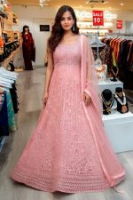 Embroidered Georgette Gown In Pink 201975 01