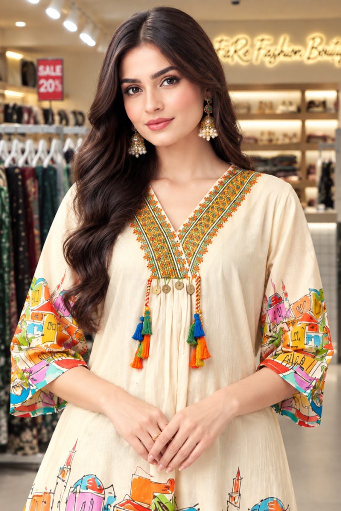 Embroidered Salwer Suit In Beige 202053 02