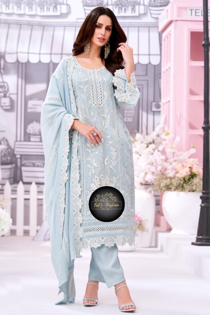 Embroidered Silk Salwar Suit In Cyen 202139 01