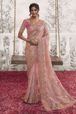 Fancy Designer Silk Saree In Pink 202114 01
