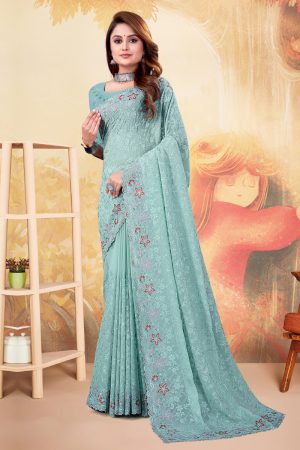 Georgette Designer Saree 600174 01