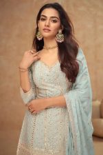 Palak Chinnon Salwar Suit In Cyan 202086 02