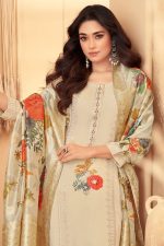 Silk Salwar Suit In Golden 202043 02
