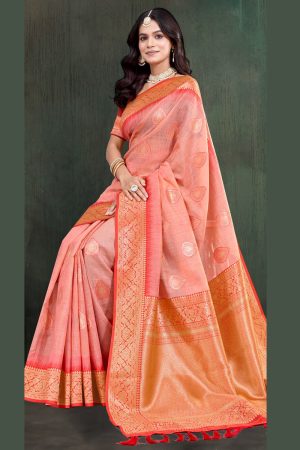 Silk Saree In Purple 600562 01