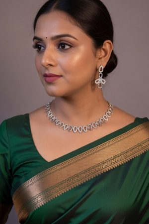 Smart AD Necklaces Set In White 1312 01