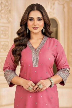 Crape Silk Straight Pant Salwar Suit In 202236 02