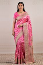 Designer Silk Saree In Pink 600712 01