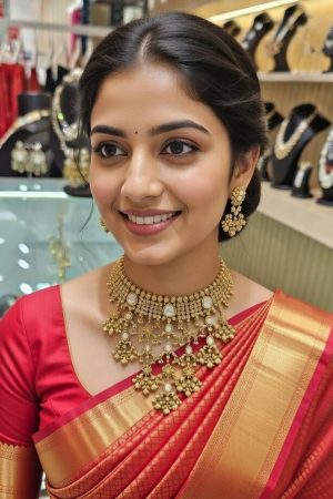 Necklace Set In Golden 2705