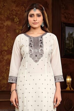 Straight Pant Salwar Suit In Purple 202221 02