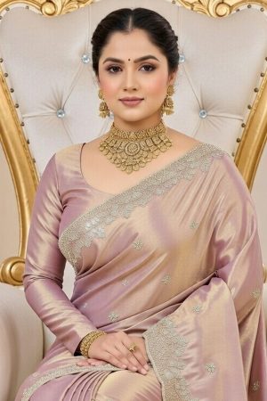 Designer Silk Saree In Purple 600715 02