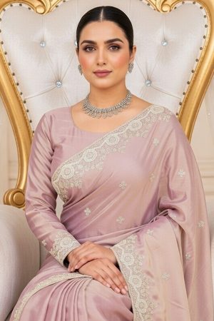 Designer Silk Saree In Purple 600719 02