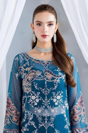 Ramsha Embroidered Chiffon Salwar Suit In Blue 202364 02