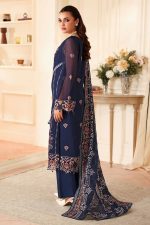 Ramsha Embroidered Chiffon Salwar Suit In Blue 202380 03